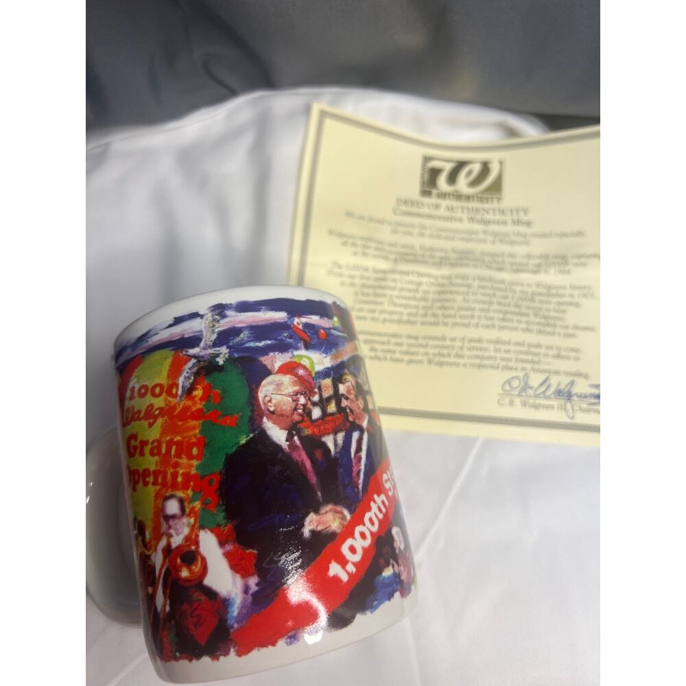 Walgreens 1000th Store Opening Commemorative Mug Retro